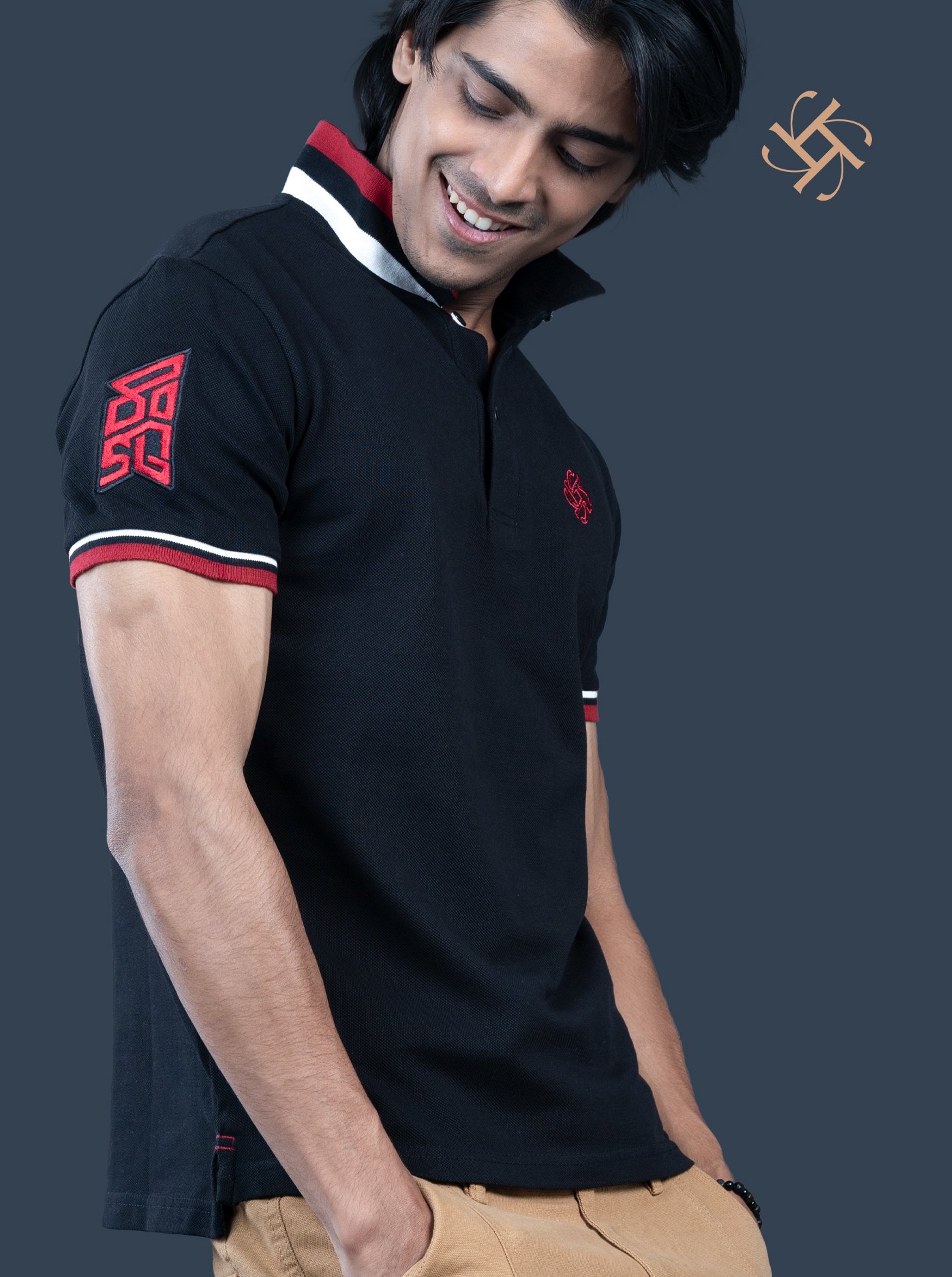 Black polo3 Premium Polo Collections - Image 1