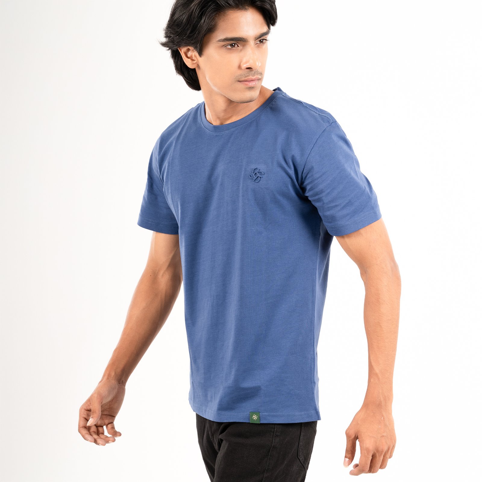 Blue half sleeve This Premium Blue T-Shirt - Image 1