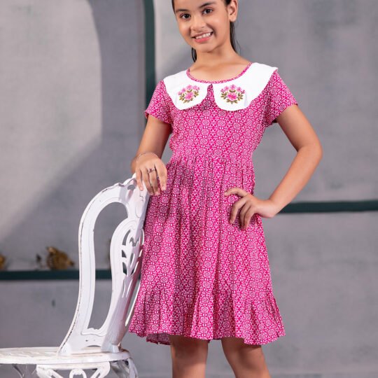 Girls Printed Frock