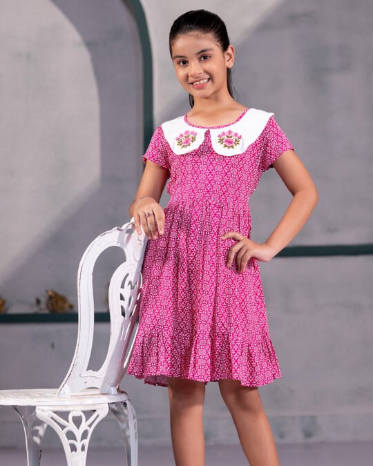 Girls Printed Frock