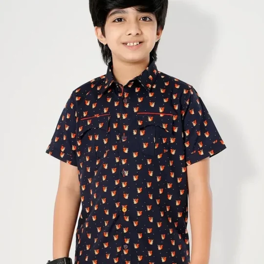 Boys Half-Sleeve Casual Shirt