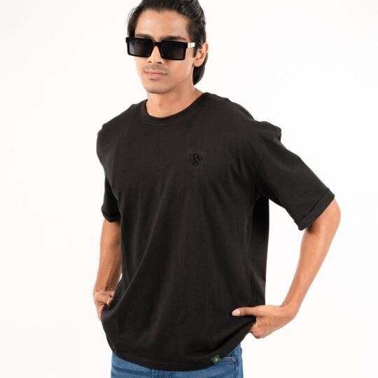 Retrox Black Color Drop Shoulder