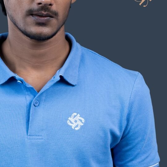 Retrox Blue Color Polo Shirt