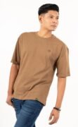 Retrox Brown Color Drop Shoulder