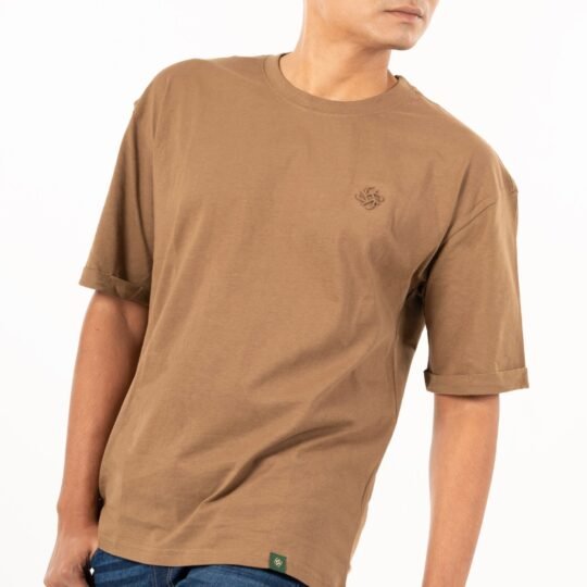 Retrox Brown Color Drop Shoulder