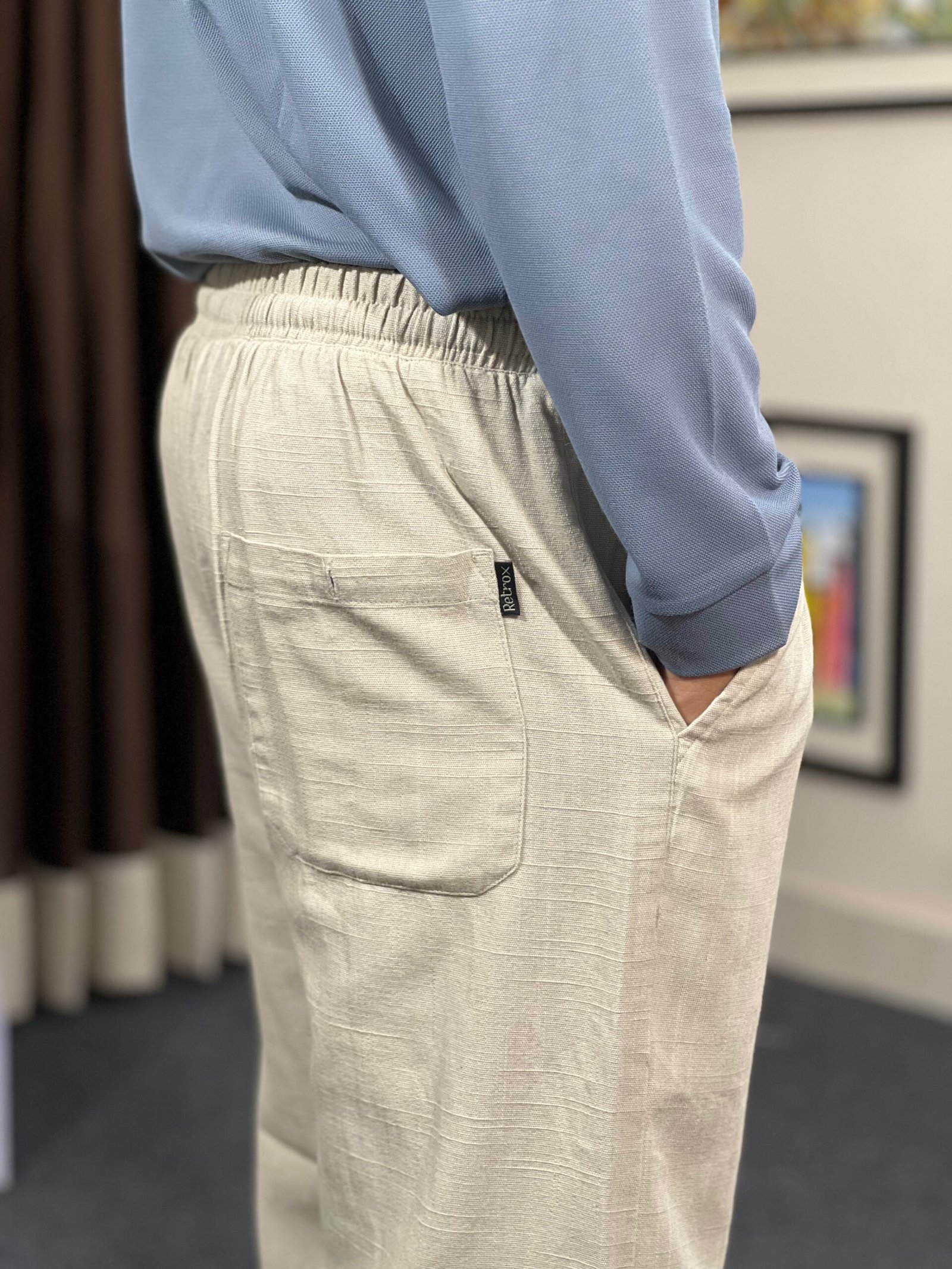 Remi Cotton Baggy Trouser - Image 6