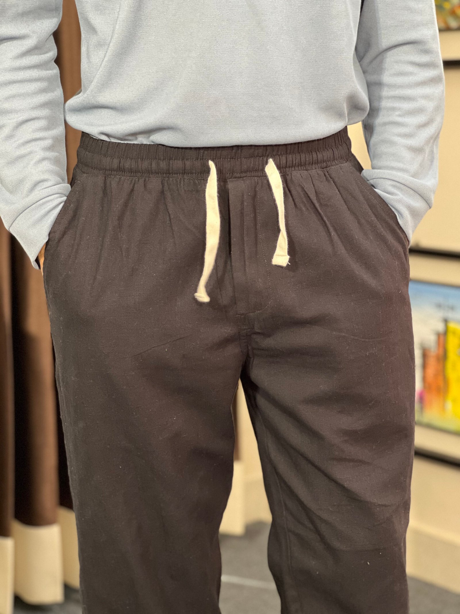 Remi Cotton Baggy Trouser - Image 2