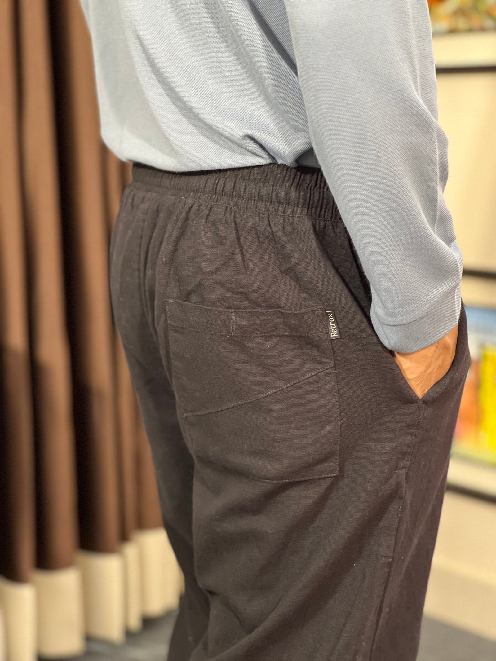 Remi Cotton Baggy Trouser - Image 4