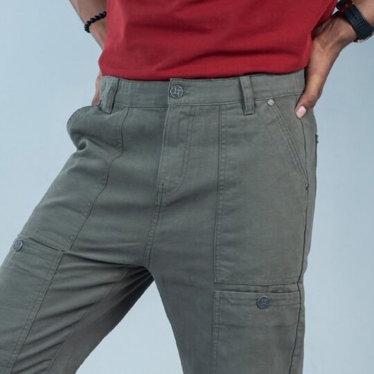 Retrox Semi Baggy Button Pocket Cargo Pant
