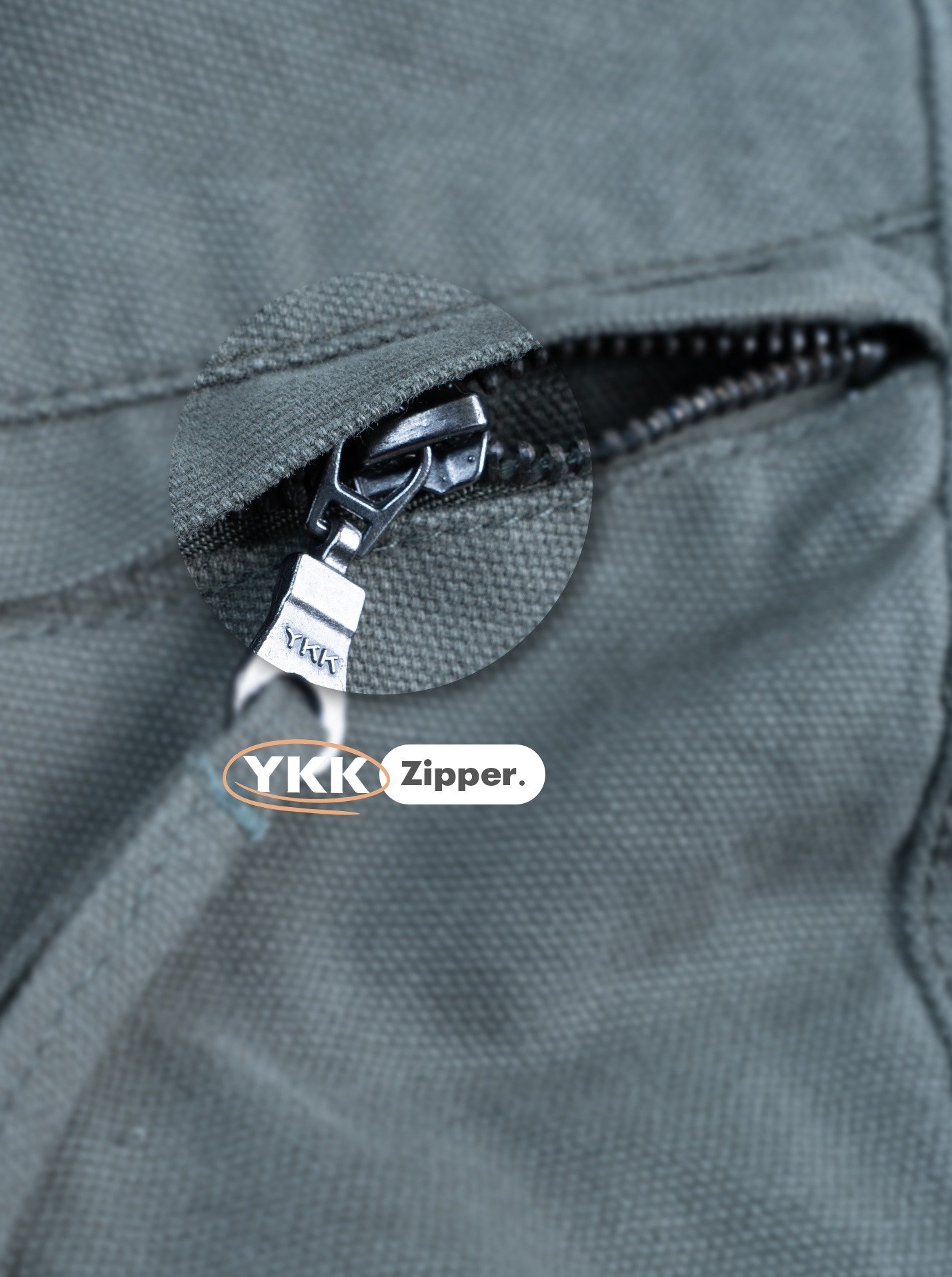 Retrox Baggy Fit Zip Pocket Cargo Olive Edition - Image 5
