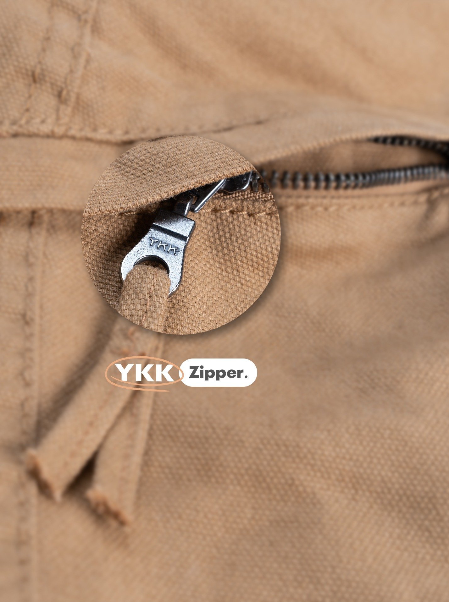Retrox Baggy Fit Zip Pocket Cargo Mustard Edition - Image 5